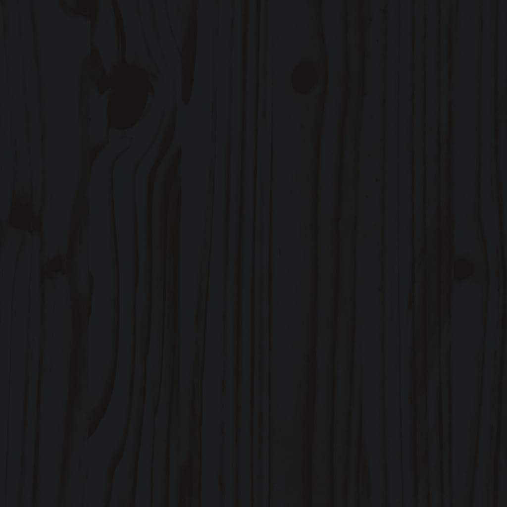 Hagebarsett 7 deler svart heltre furu