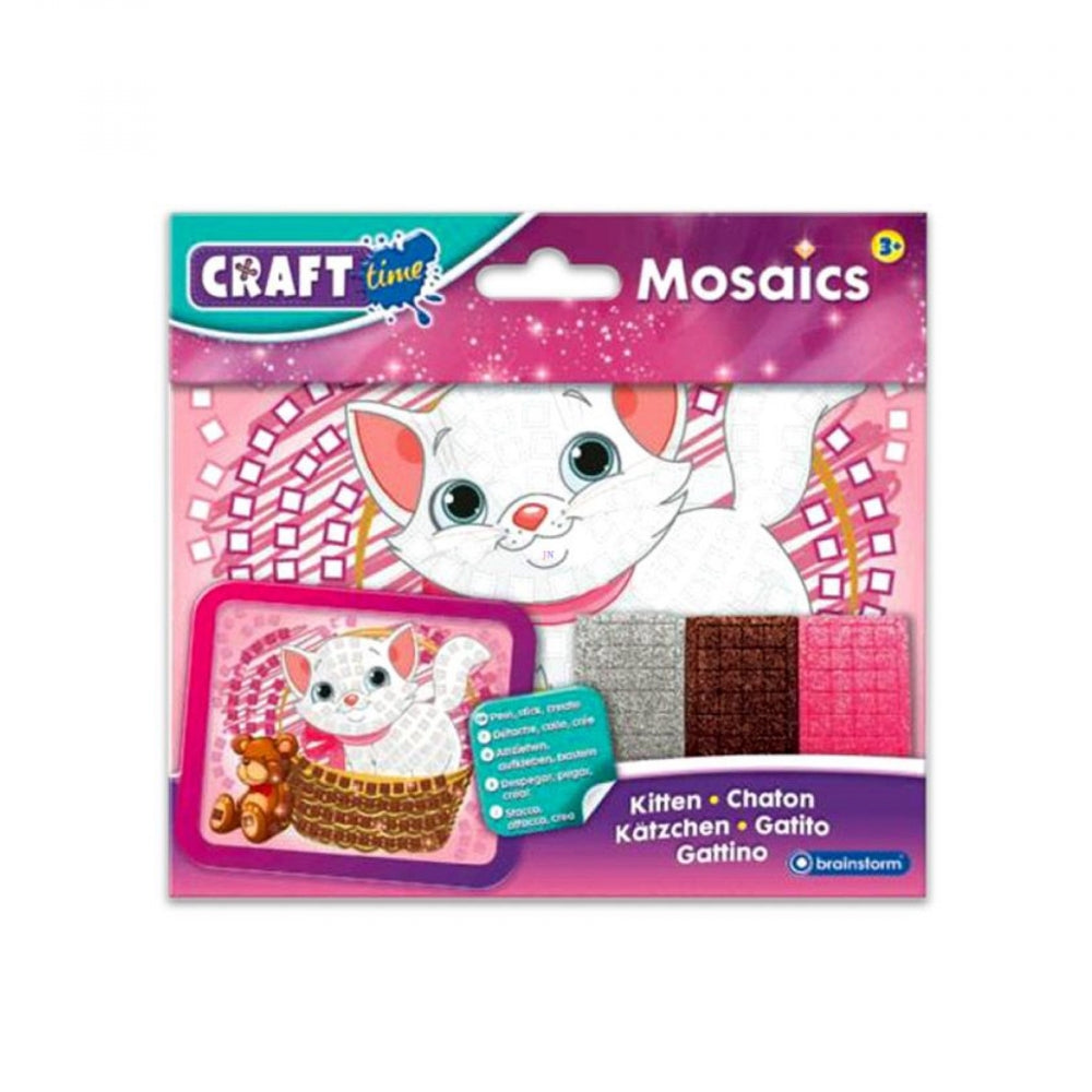 Craft Time Mosaics Mini Kitten