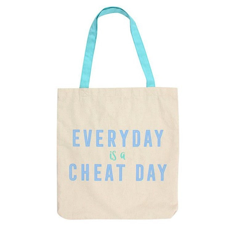 Tøyveske «Every day is a cheat day»