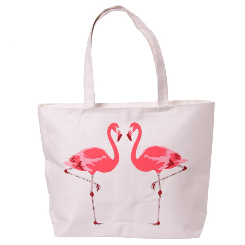 Flamingo tøyveske