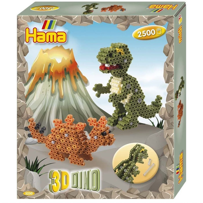 Hama Midi 3D dinosaurer  2500 perler