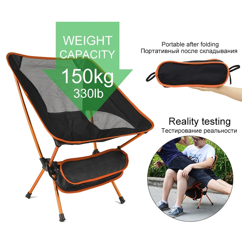 Sammenleggbar camping stol