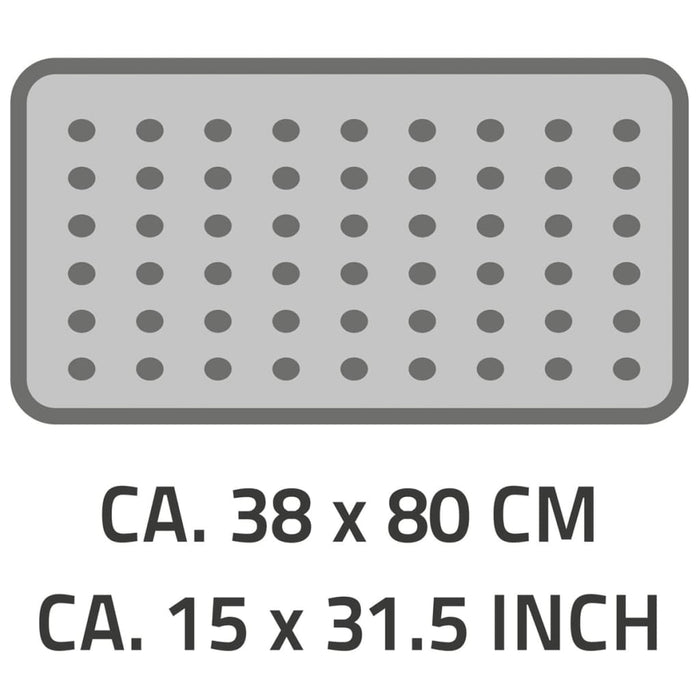 RIDDER Sklisikker badematte Playa 80x38 cm hvit 68301