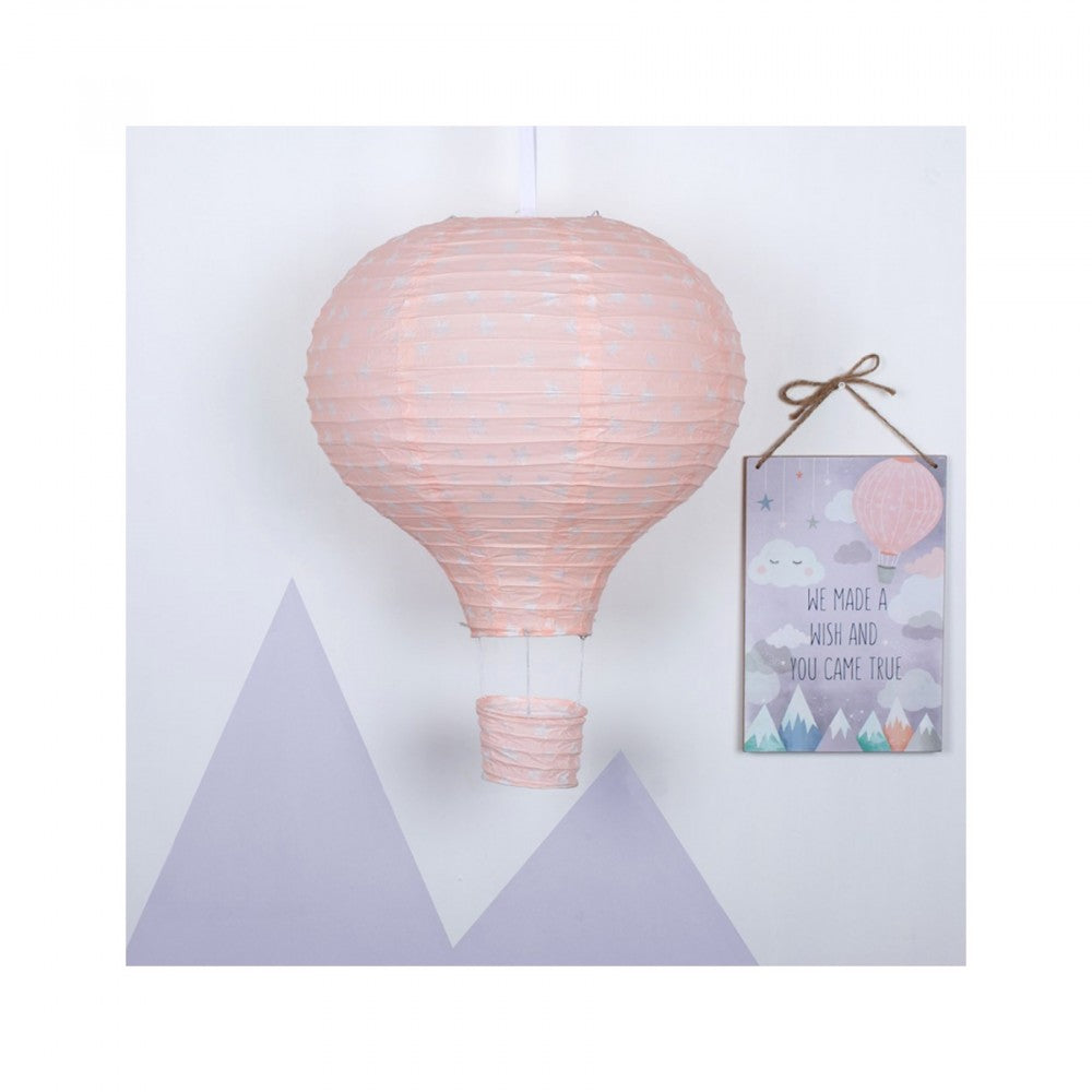 Luftballong lampeskjerm (rosa)