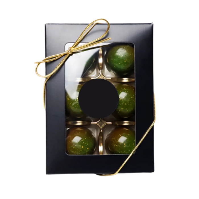 Dubai Sjokolade 6 biter konfekteske m Pistasj