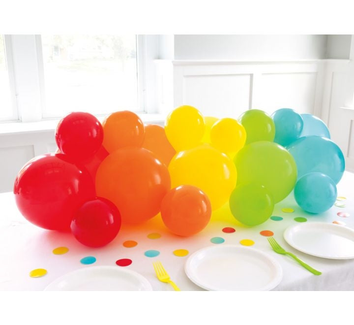 Bordpynt ballonger m/konfetti (Mulitfarget)
