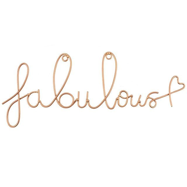 Ståltrå ord «Fabulous»