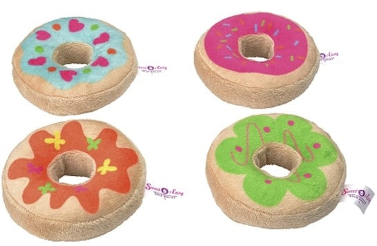Sweet & Easy Plysj  Donuts 4-pk