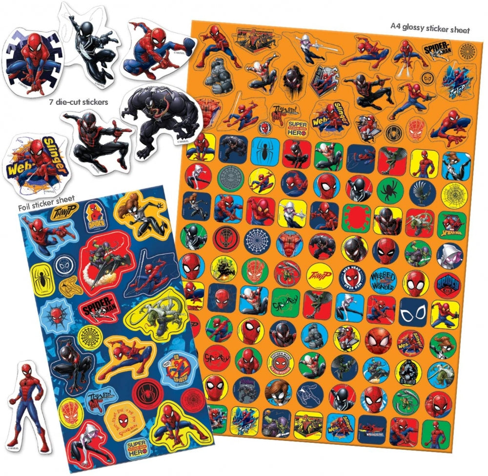 Spiderman mega-pack klistremerker