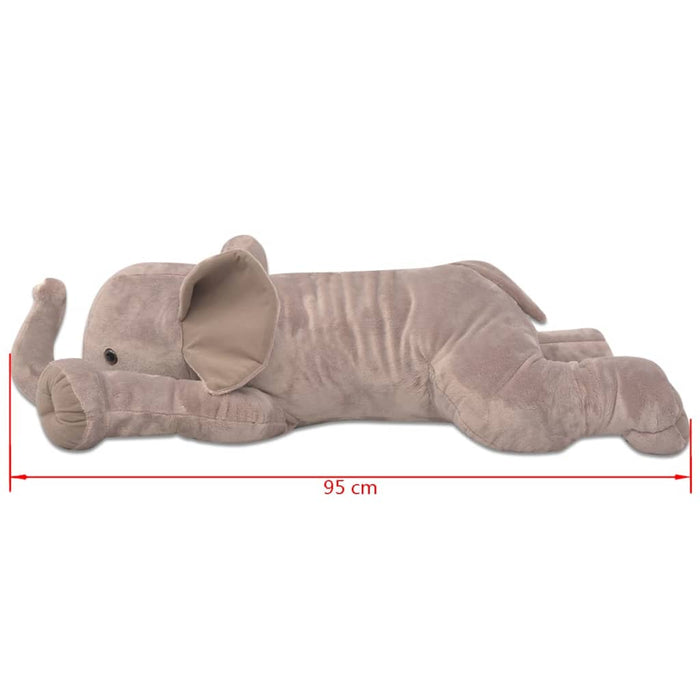 Lekeelefant plysj XXL 95 cm