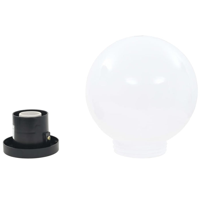 Lampesett LED 2 stk sfærisk 20 cm PMMA