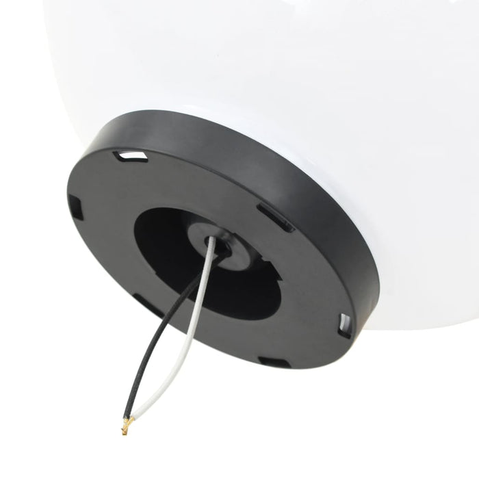 Lampesett LED 2 stk sfærisk 30 cm PMMA