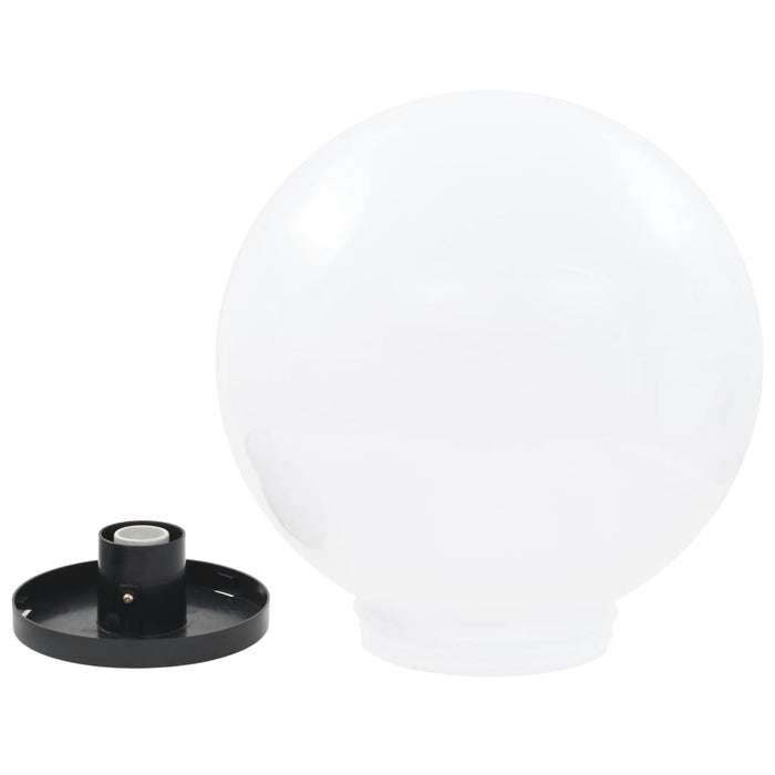 Lampesett LED 2 stk sfærisk 40 cm PMMA