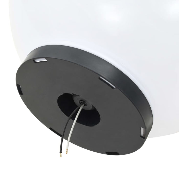 Lampesett LED 2 stk sfærisk 40 cm PMMA