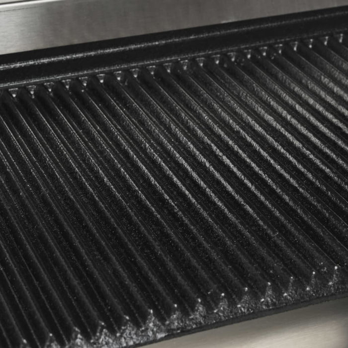 Riflet paninigrill rustfritt stål 1800 W 31x30,5x20 cm