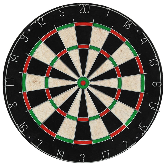 Profesjonell dartskive sisal med 6 darts og beskyttelsesring