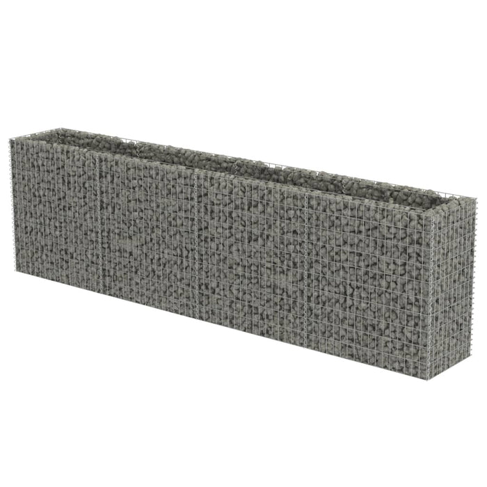 Gabion høybed galvanisert stål 360x50x100 cm