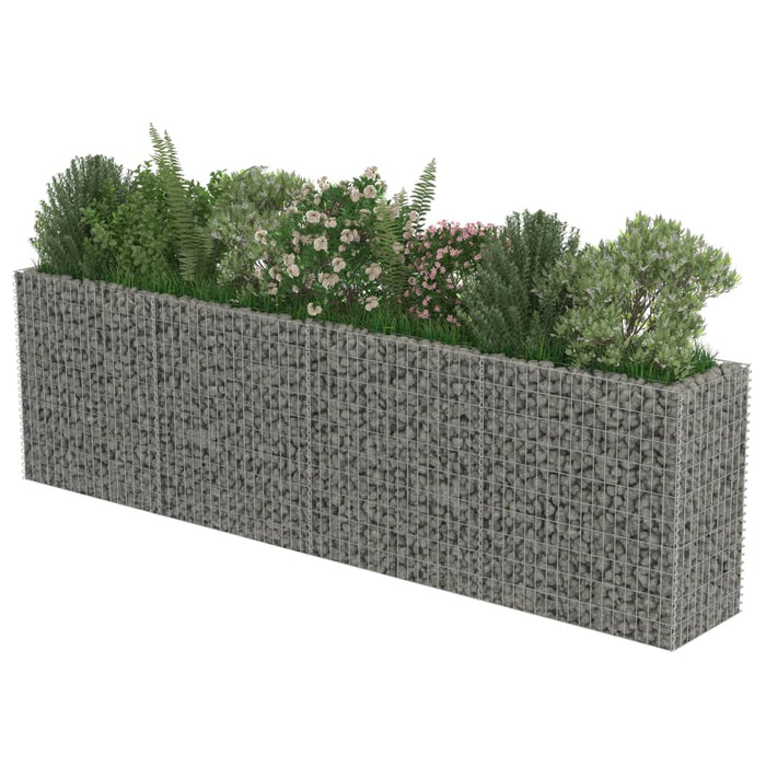 Gabion høybed galvanisert stål 360x50x100 cm