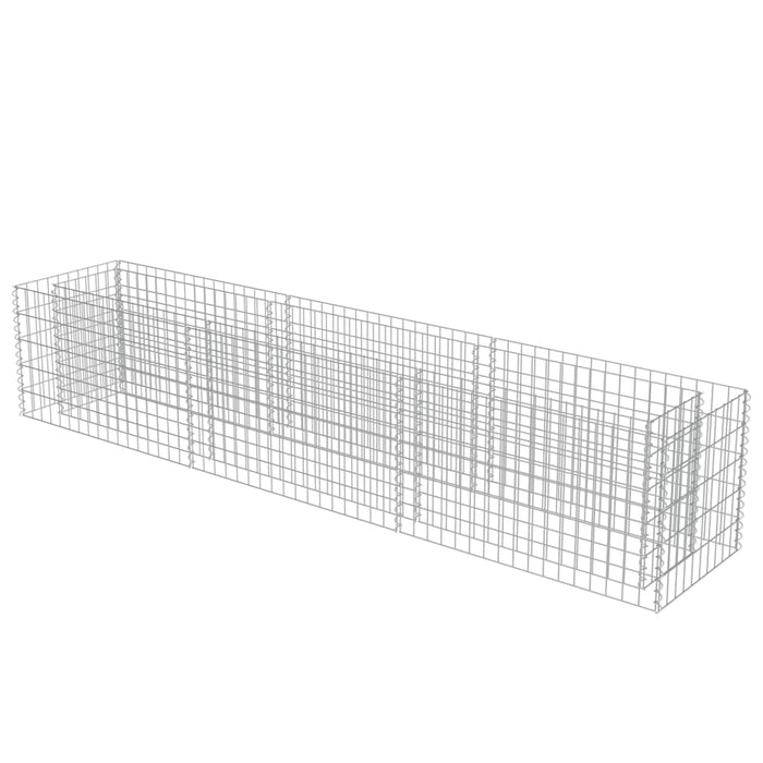 Gabion høybed galvanisert stål 270x50x50 cm