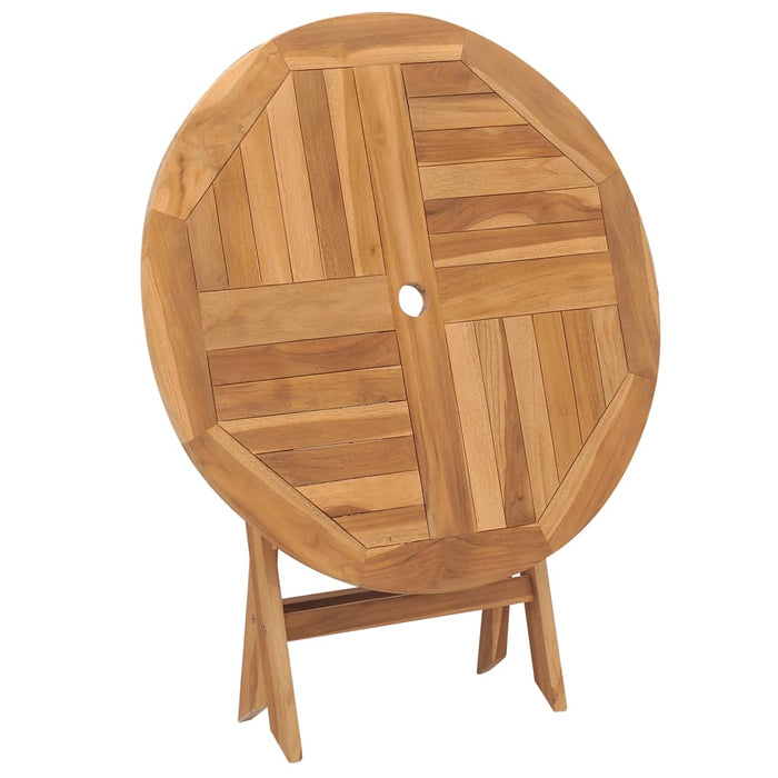 Sammenleggbart hagebord 85x76 cm heltre teak