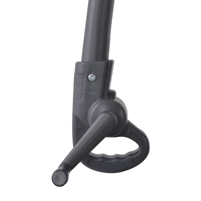 Hengeparasoll med stålstang 250x250 cm grønn