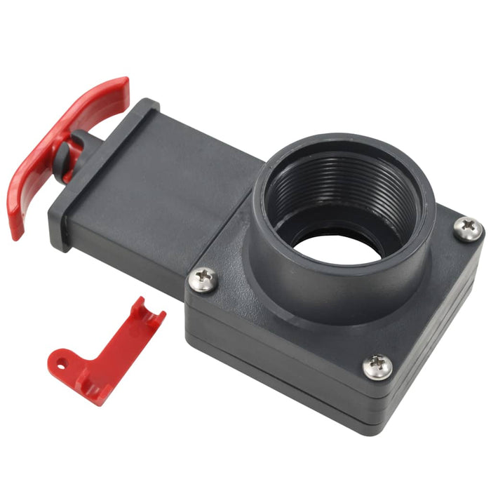 Bassengportsventil 2 stk 1,5"