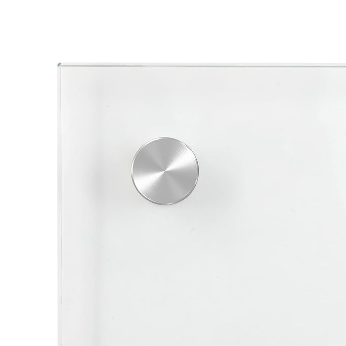 Kjøkkenplate gjennomsiktig 80x60 cm herdet glass