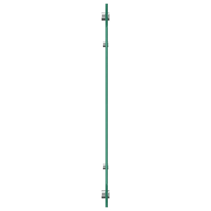 Kjøkkenplate gjennomsiktig 90x60 cm herdet glass