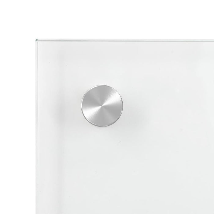 Kjøkkenplate gjennomsiktig 90x60 cm herdet glass