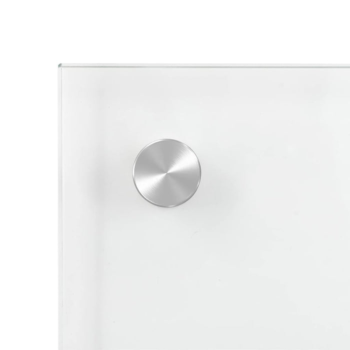 Kjøkkenplate gjennomsiktig 100x60 cm herdet glass
