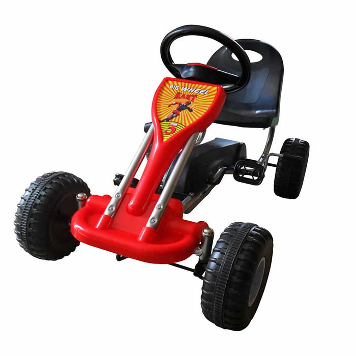 Pedal-go-kart rød