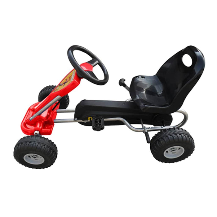 Pedal-go-kart rød