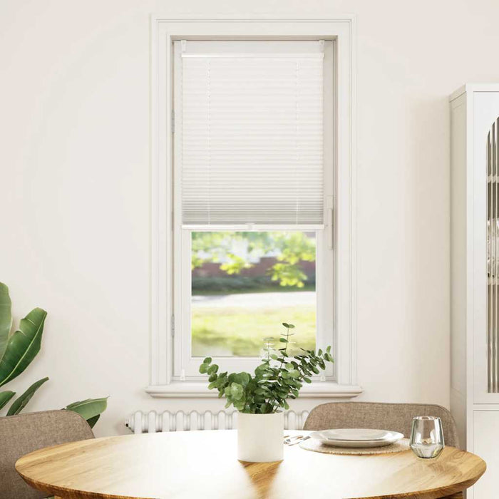 Plissegardiner 40x100cm Hvit