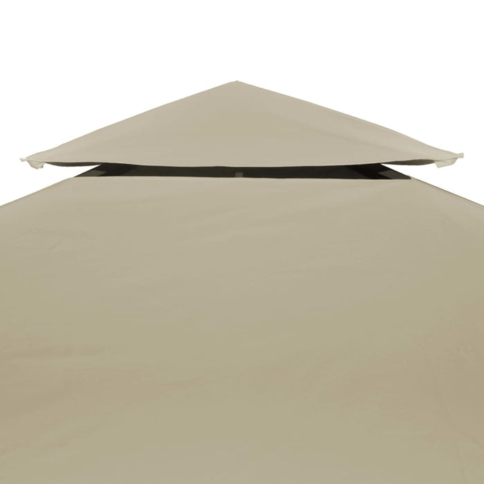 Lysthus dekke baldakin erstatning 310 g/m² beige 3 x 4 m