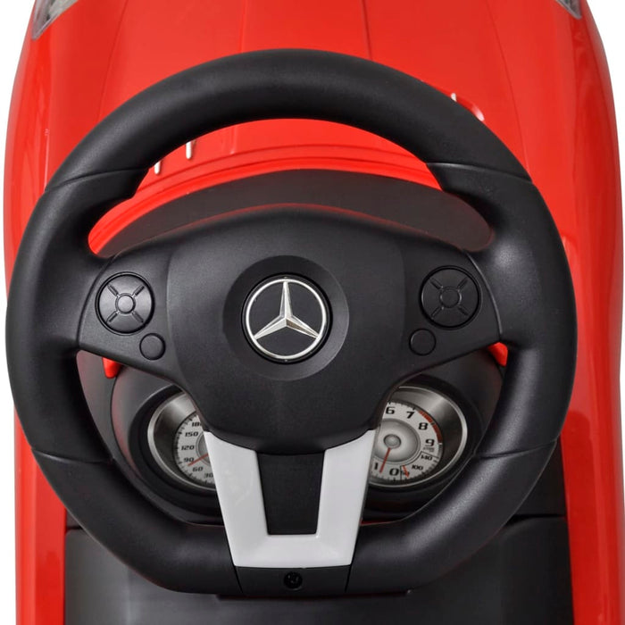 Rød Mercedes Benz Barnebil