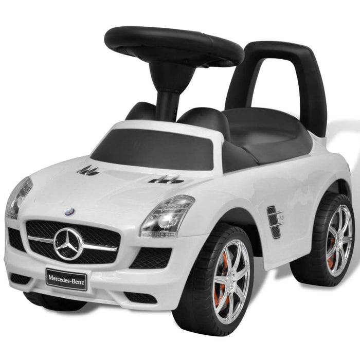 Hvit Mercedes Benz Barnebil