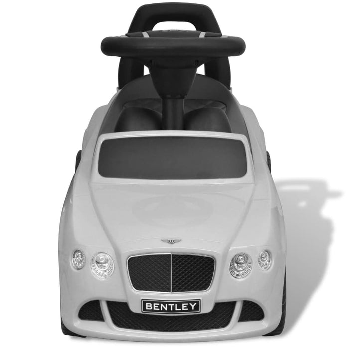 Hvit Bentley Pedaldrevet Barnebil