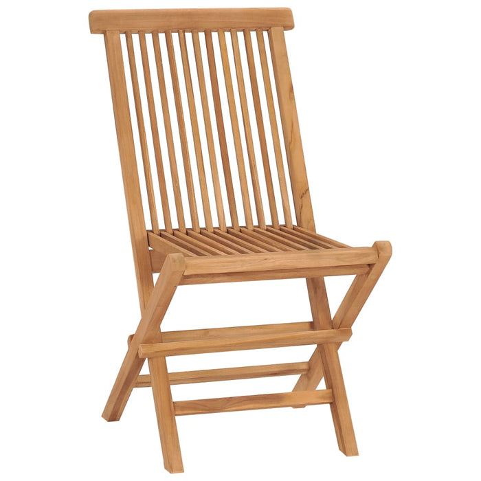 Klappstoler 2 stk heltre teak