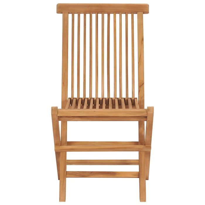 Klappstoler 2 stk heltre teak