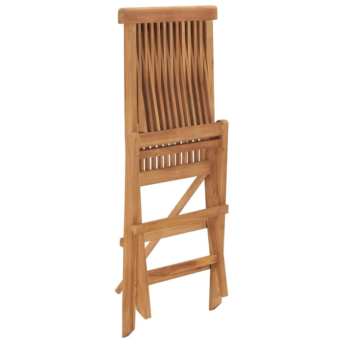 Klappstoler 2 stk heltre teak