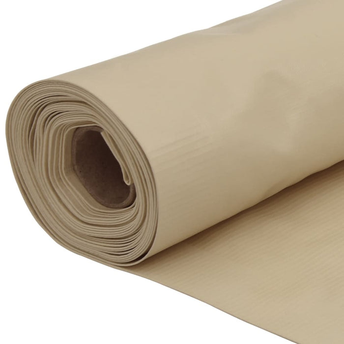 Balkongskjerm Oxfordstoff 75x600 cm Beige