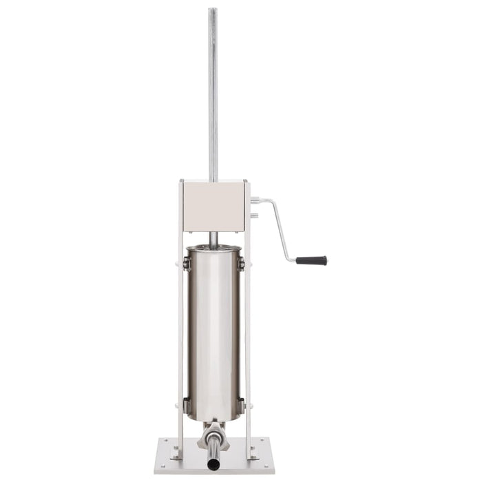 Manuell pølsestapper sølv 7 L rustfritt stål