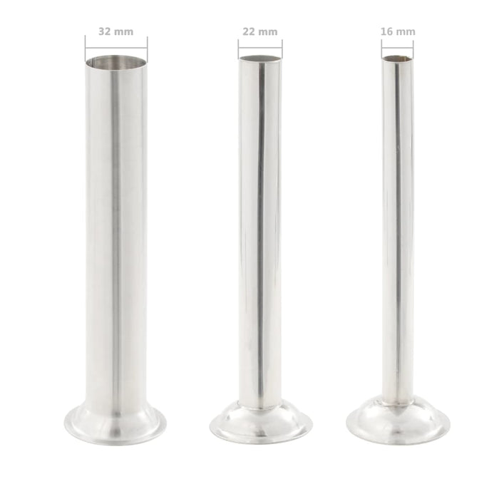 Manuell pølsestapper sølv 7 L rustfritt stål