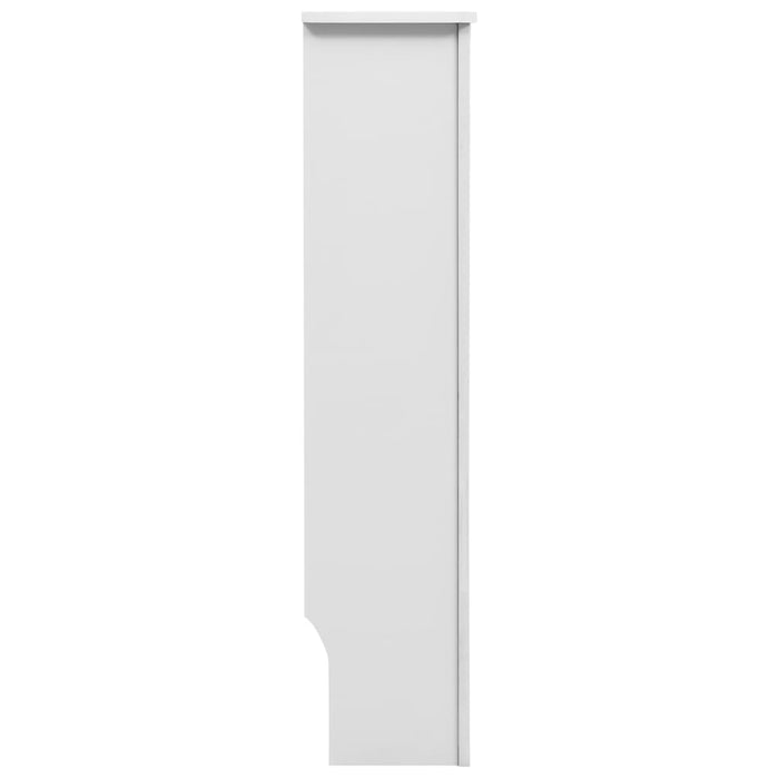 Radiatordeksel hvit 152x19x81,5 cm MDF