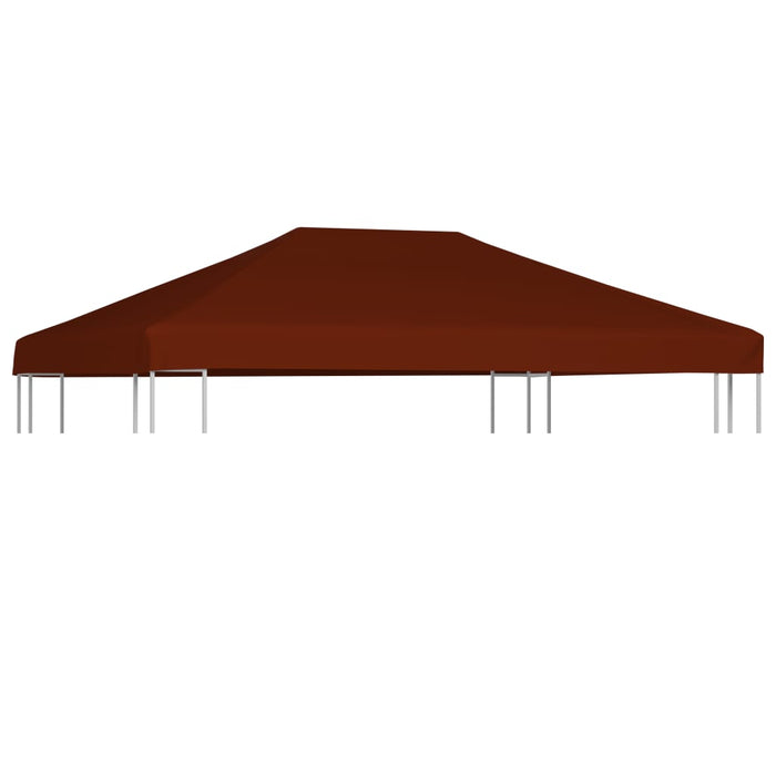 Toppduk til paviljong 310 g/m² 3x4 m terrakotta