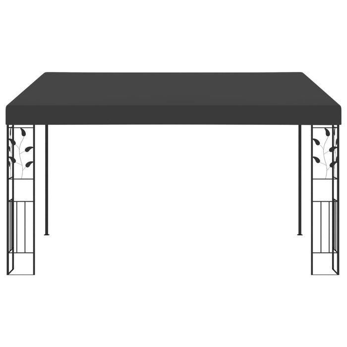 Veggmontert paviljong 4x3x2,5 m antrasitt