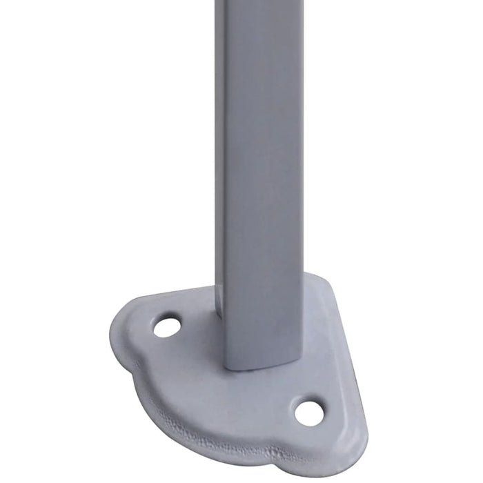 Profesjonelt sammenleggbart festtelt 2x2 m stål hvit