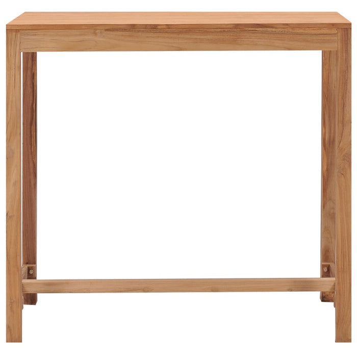 Utendørs barbord 110x60x105 cm heltre teak