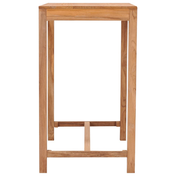 Utendørs barbord 110x60x105 cm heltre teak