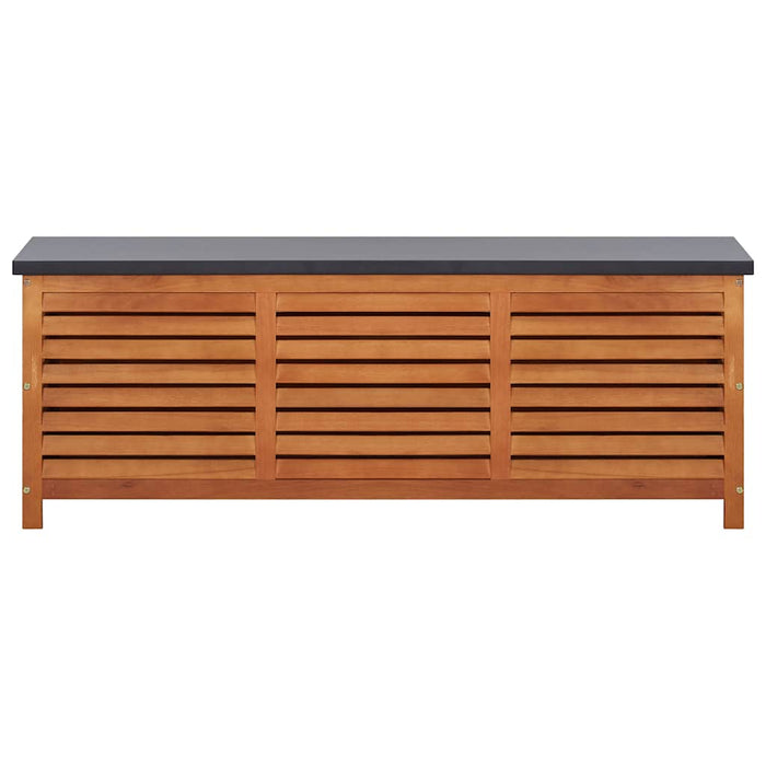 Oppbevaringsboks til hage 150x50x55 cm heltre eukalyptus